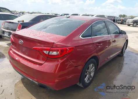 2016 Hyundai Sonata Se from USA, damaged, VIN 5NPE24AFXGH376373